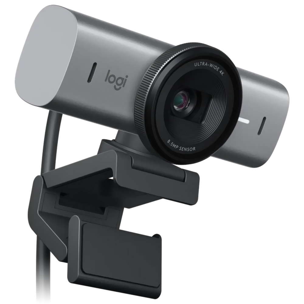 Webcam Logitech MX Brio 705 4K - Cinza (960-001529)