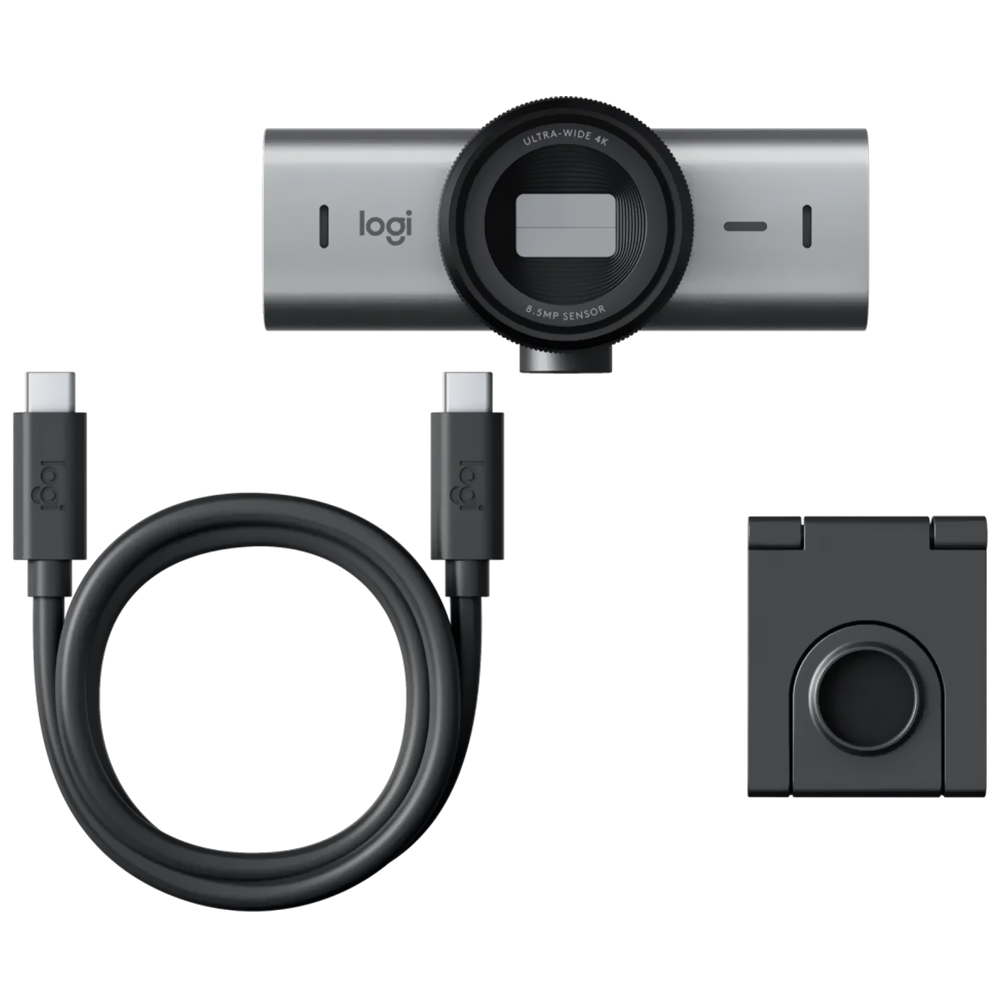Webcam Logitech MX Brio 705 4K - Cinza (960-001529)