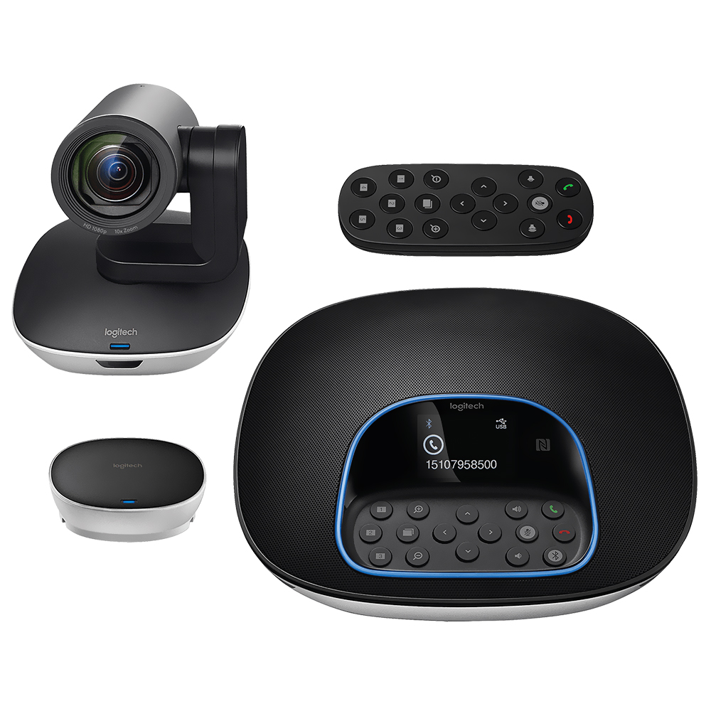 Webcam Logitech Vídeoconferencia Group + Expansion Mic 1080P / FHD - 960-001060