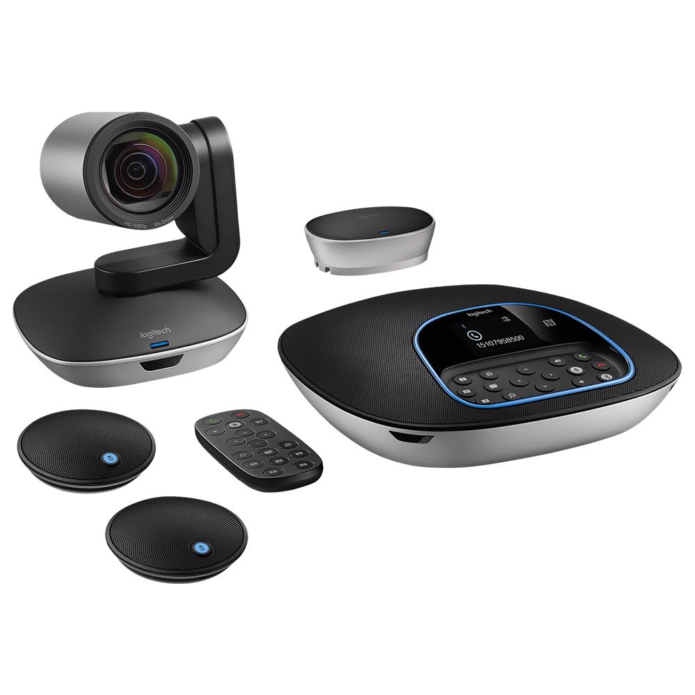 Webcam Logitech Vídeoconferencia Group + Expansion Mic 1080P / FHD - 960-001060