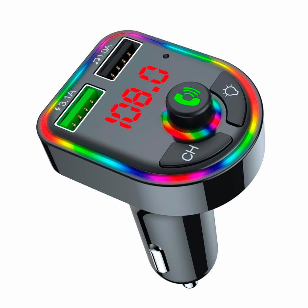 Transmissor Digital para Carro Havit FM811BT Digital FM / Micro USB / USB / MP3