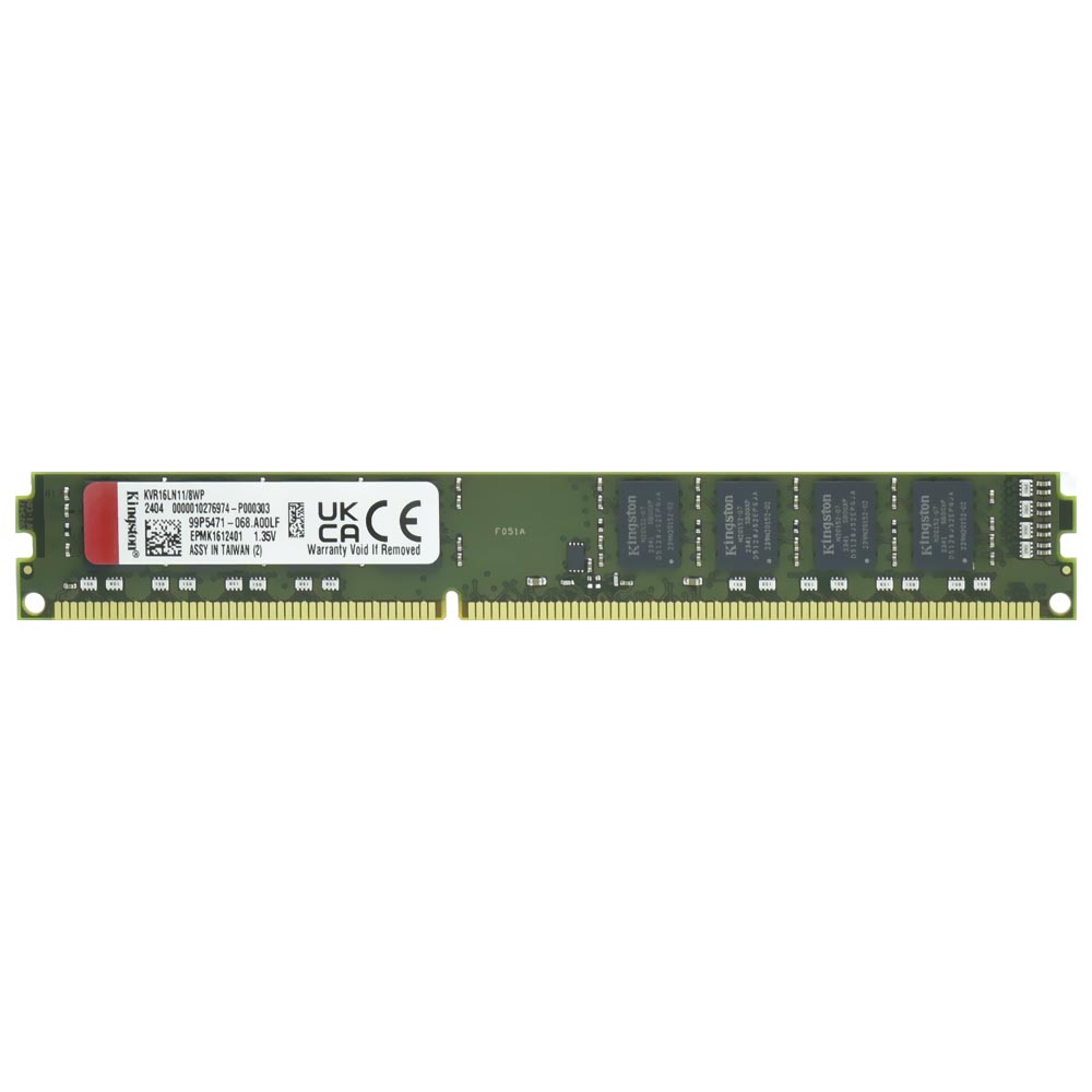 Memória RAM Kingston DDR3L 8GB 1600MHz - KVR16LN11/8WP