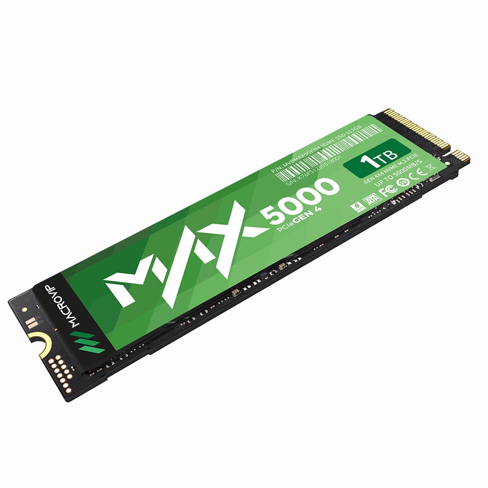 SSD Macrovip M.2 1TB MAX5000 NVMe - MVDMAX5/1TB