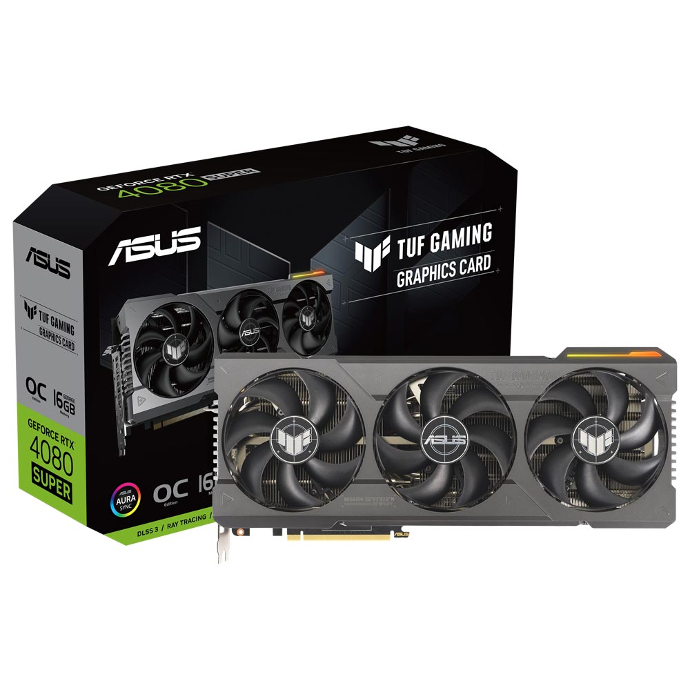 Placa de Video ASUS TUF Gaming OC 16GB GeForce RTX4080 SUPER GDDR6X - TUF-RTX4080S-O16G-GAMING